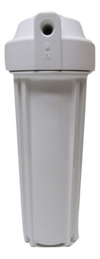 Picture of 10 Inch Standard White Housing (Single O-ring) - 1/4"