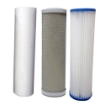 Picture of 10 Inch 1 Micron, Silver Nano Carbon, & 0.2 Micron Pleated Filters for Triple Counter Top
