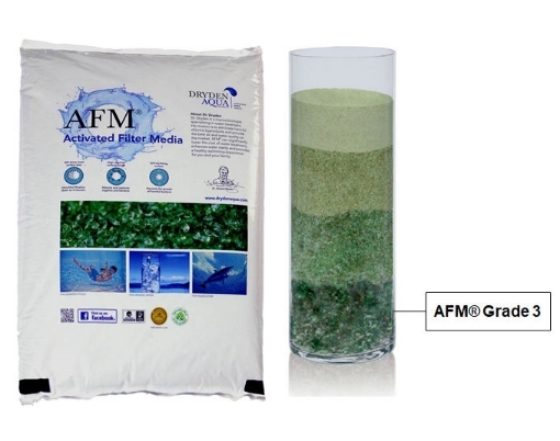 Picture of Bag of AFM® Activated (Glass) Filter Media Grade 3
