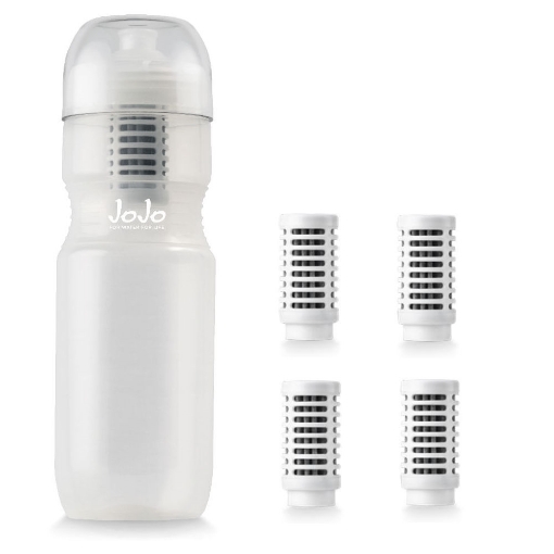 Picture of JoJo Bottle with 4 Filters (White) - Bundle Special