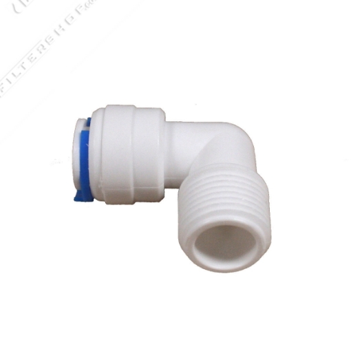 Picture of Elbow for 1/4" (6mm) Pipe to 3/8" Male Thread (Quick fit type)