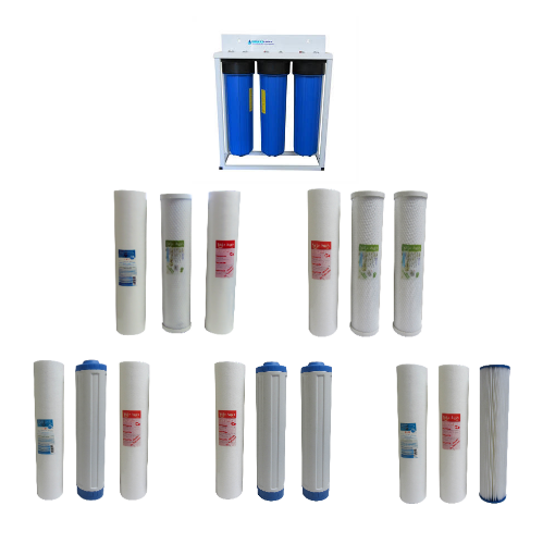 Picture of Replacement Filter Sets for Triple Stage Big Blue Systems