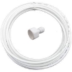 Picture of 1/4" Piping and 1/2" (15mm) Female Thread Straight Connector Kit for Fridges and Dispensers