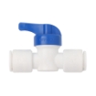 Picture of Inline manual shut off valve - 3/8" (10mm) pipe to 3/8" (10mm) pipe