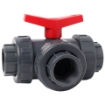 Picture of PVC Thread 3 WAY BALL VALVES