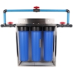 Picture of Gold Triple Stage Home Filter System - Stainless Steel Bracket & Stand