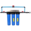 Picture of Bronze Triple Stage Home Filter System - Aluminum Wall Mounted Bracket