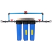 Picture of Bronze Triple Stage Home Filter System - Aluminum Wall Mounted Bracket