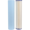 Picture of Double Big Blue Set: 1 Micron & 0.1 Micron Pleated Filter