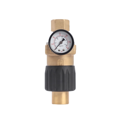 Picture of Runxin Brass Reducing Valve with Pressure Gauge 