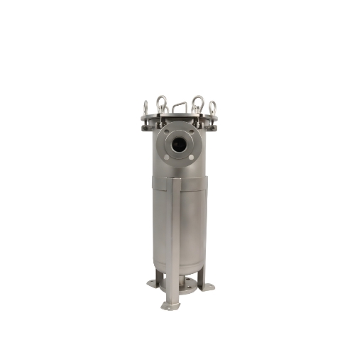 Picture of 150psi High Flow Single Length Stainless Steel Bag Filter Housing