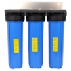 Picture of Bronze Triple Stage Home Filter System - Aluminum Wall Mounted Bracket