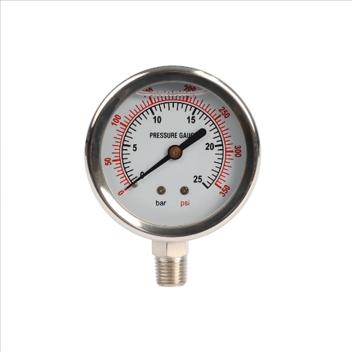 Picture of 0 - 25 Bar Bottom Entry Water Pressure Gauge