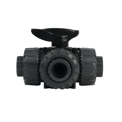 Picture of FIP TKD Dual Block® 3 Way Ball Valve T-Port (Plain /Glue) - 20mm