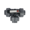 Picture of FIP TKD Dual Block® 3 Way Ball Valve L-Port (Plain /Glue) - 20mm