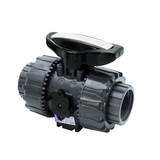 Picture of FIP VKD Dual Block® 2 Way Ball Valve  (Plain /Glue) - 50mm