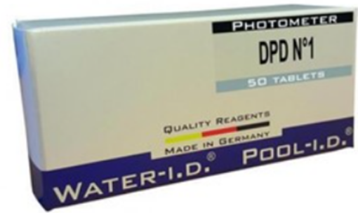 Picture of 250 Pack - DPD1 Photometer Reagent Tablets (Free Chlorine)