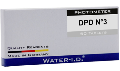 Picture of 100 Pack - DPD3 Photometer Reagent Tablets (Total Chlorine)