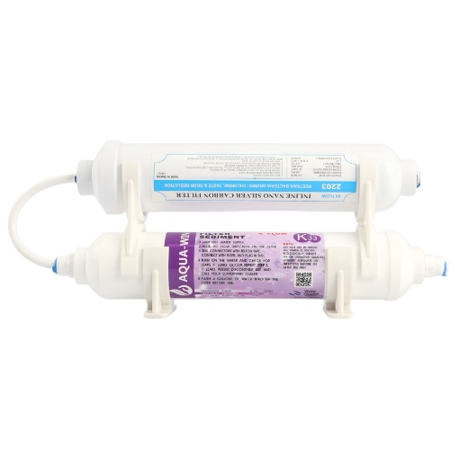 Picture of Granular Silver Nano Fridge Filter Dual Kit with 5um Sediment Filter